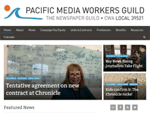 Tablet Screenshot of mediaworkers.org